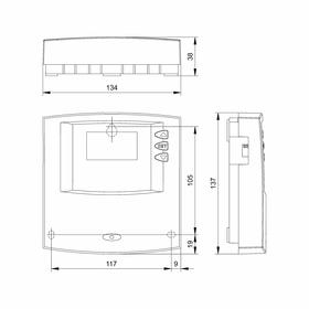 Steca TR0301 sc technische Zeichnung